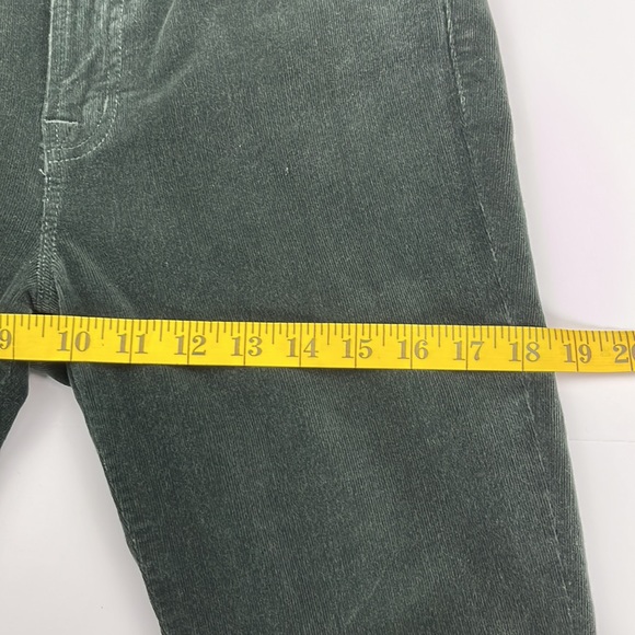 J Brand Skinny Leg Mid-Rise Micro-Cords in Conifer (dark green), W29 L29 - Picture 13 of 15
